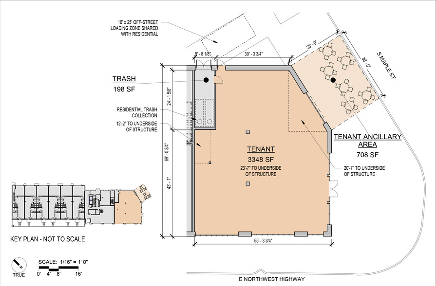 122 E Northwest Hwy, Mount Prospect, IL à louer - Plan d  tage - Image 3 de 3