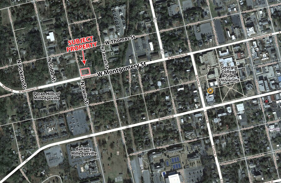 751 W Montgomery St, Milledgeville, GA for sale - Aerial - Image 2 of 2