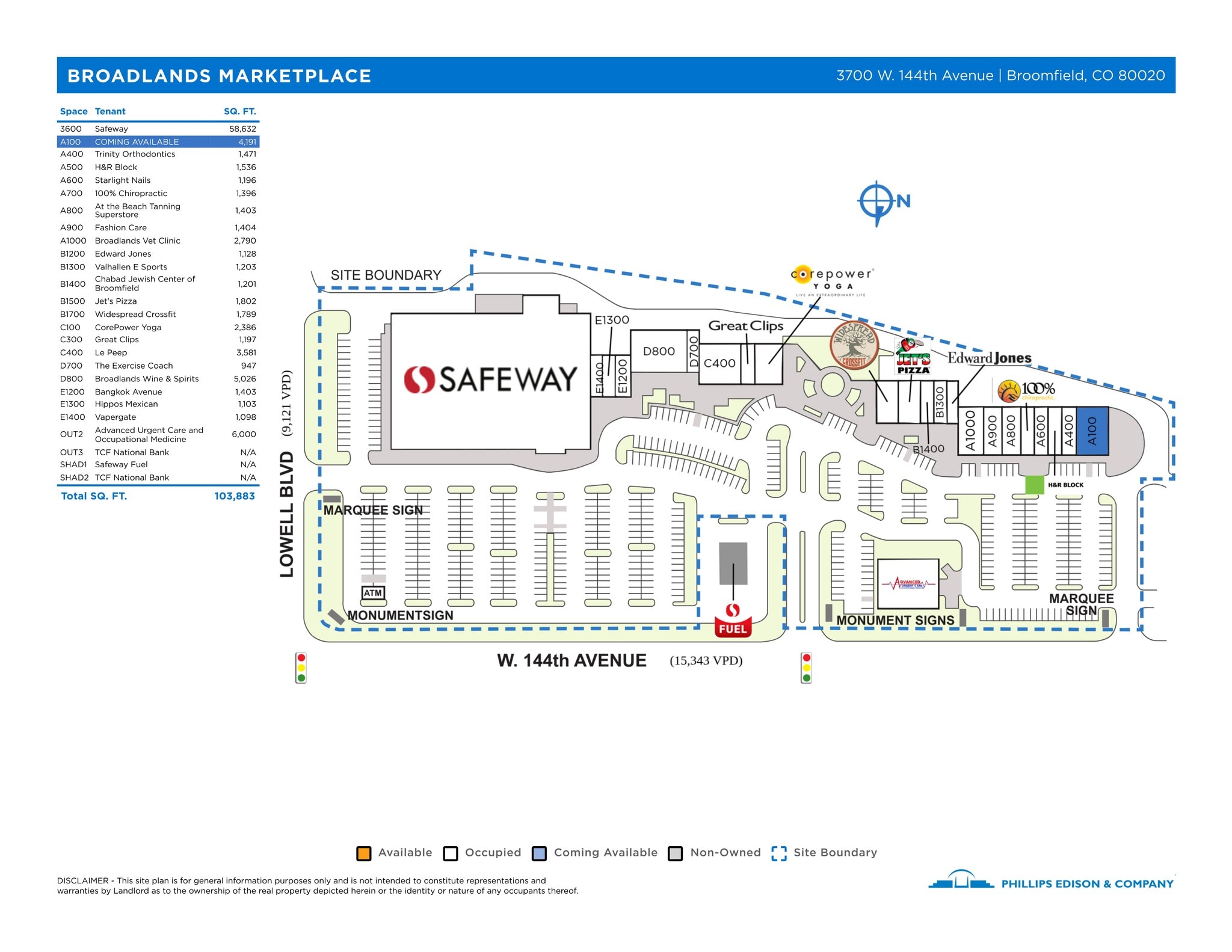 3700-3800 W 144th Ave, Broomfield, CO for lease Site Plan- Image 1 of 1