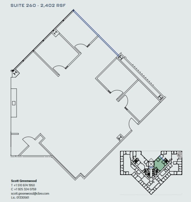 6475 Christie Ave, Emeryville, CA à louer Plan d’étage- Image 1 de 1