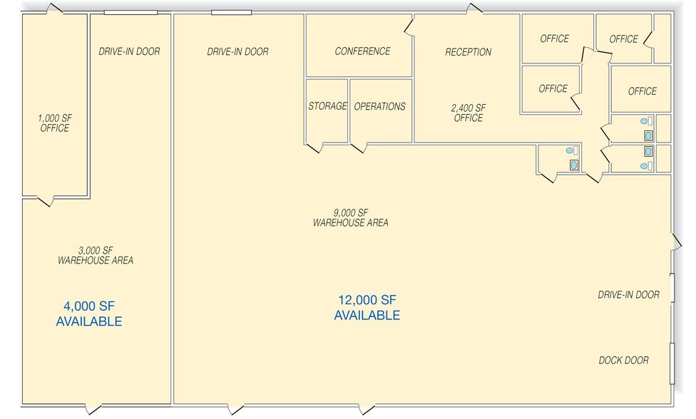 140-148 Rupert Rd, Raleigh, NC à louer - Plan d’étage - Image 3 de 3