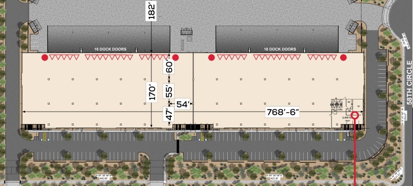 5710 E McDowell Rd, Mesa, AZ à louer Plan de site- Image 1 de 1