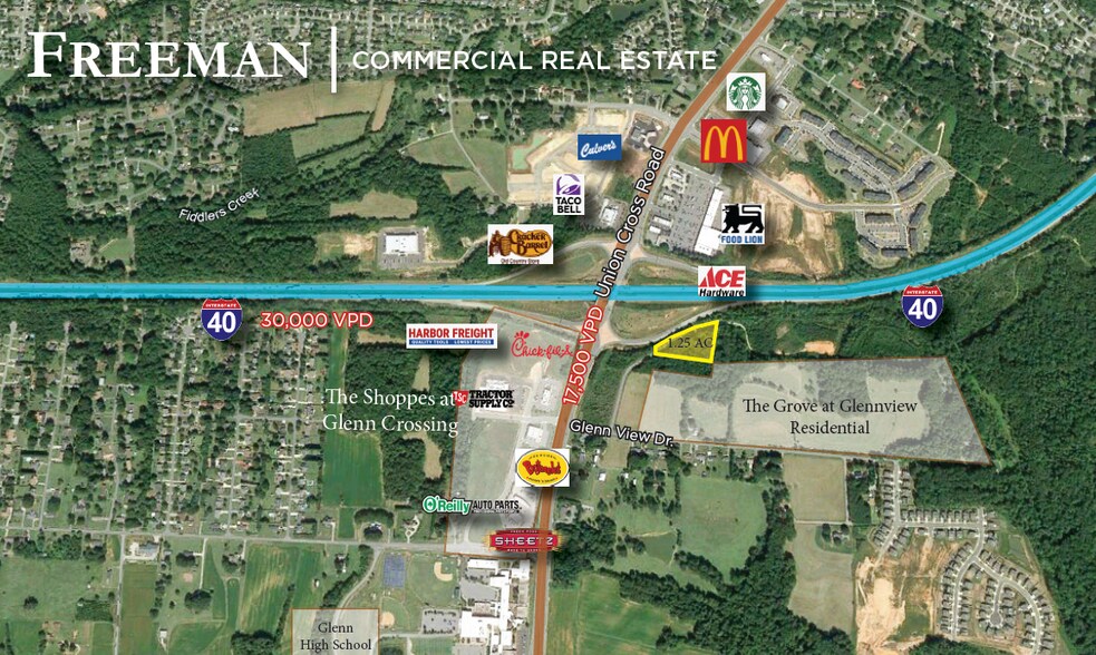 00 Union Cross & Glenview Rd, Kernersville, NC for sale - Building Photo - Image 2 of 2