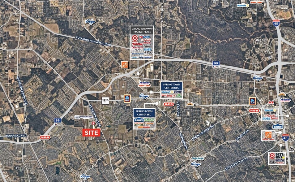 7654 Eagle Ln, Spring, TX for sale - Aerial - Image 2 of 2