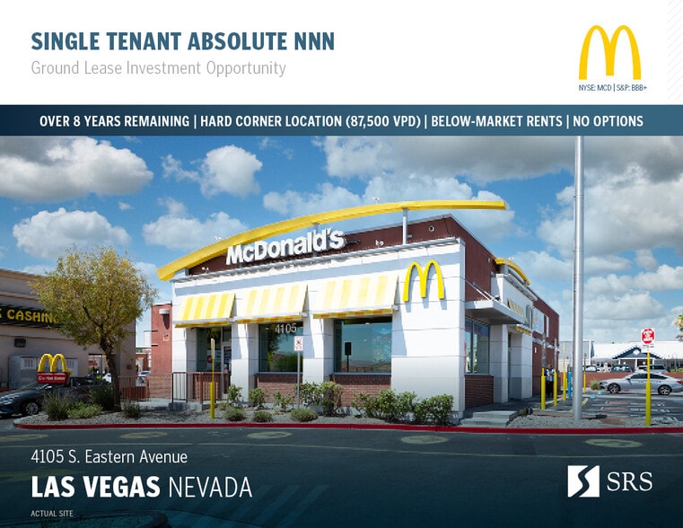 4105 S Eastern Ave, Las Vegas, NV à vendre - Photo du bâtiment - Image 1 de 8