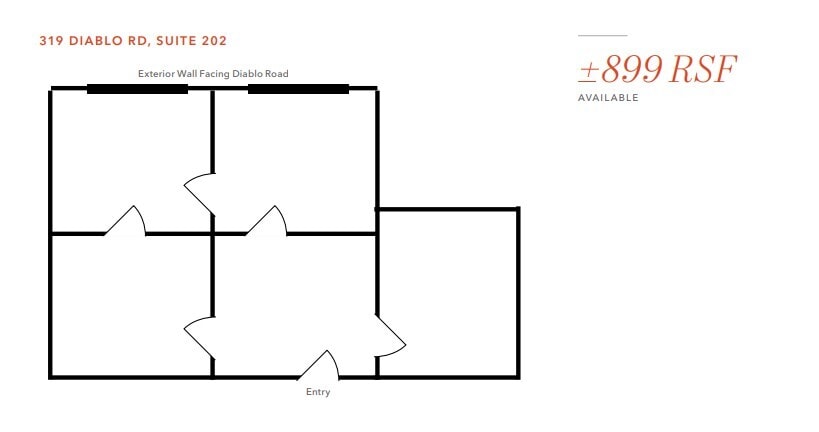 315 Diablo Rd, Danville, CA for lease Floor Plan- Image 1 of 1