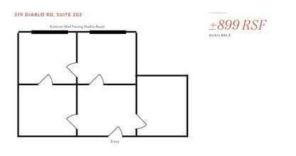 315 Diablo Rd, Danville, CA for lease Floor Plan- Image 1 of 1