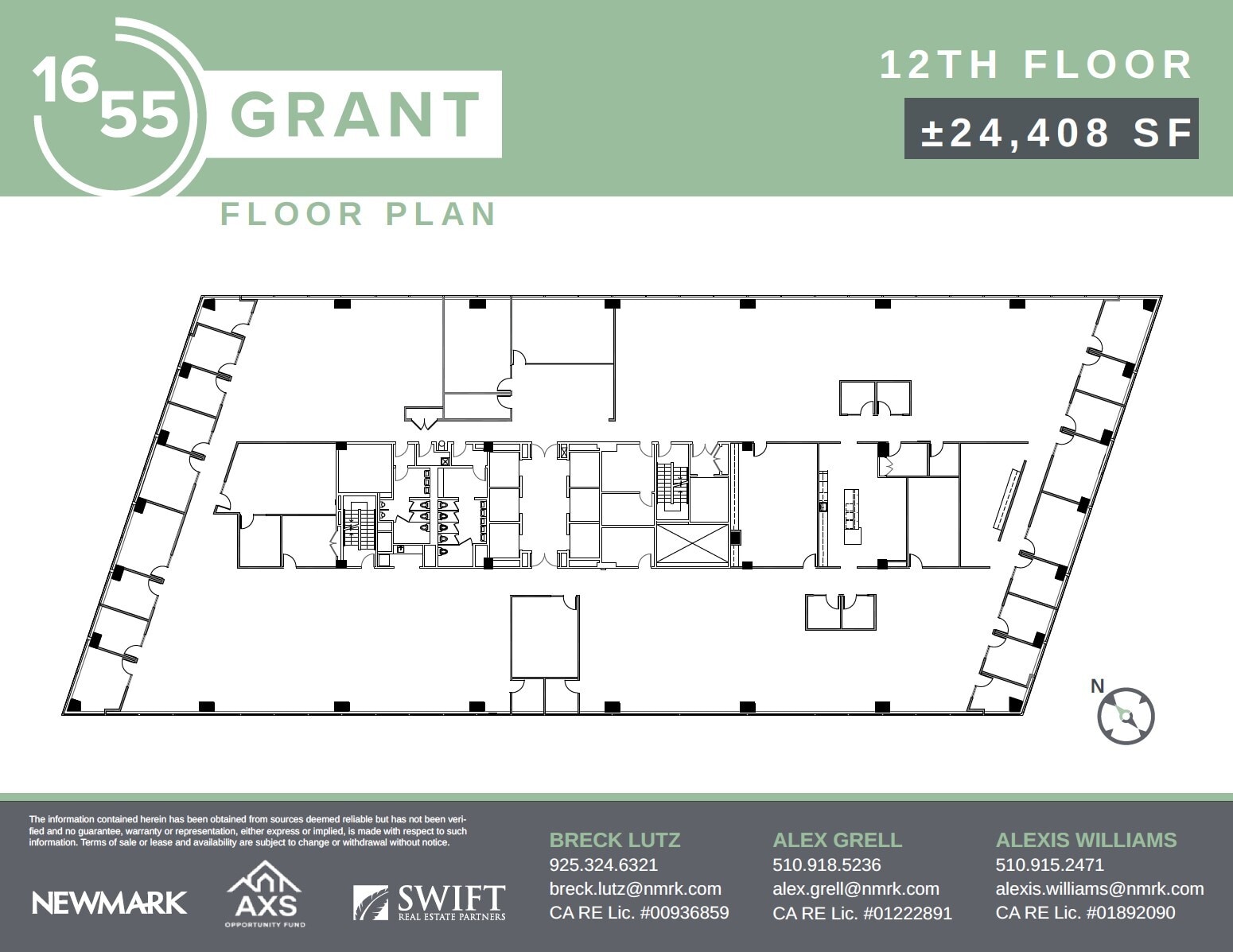 1655 Grant St, Concord, CA for lease Floor Plan- Image 1 of 1