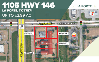 Plus de détails pour 1105 Highway 146 S, La Porte, TX - Terrain à vendre