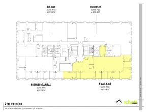 300 N Meridian St, Indianapolis, IN à louer Plan d’étage- Image 1 de 1