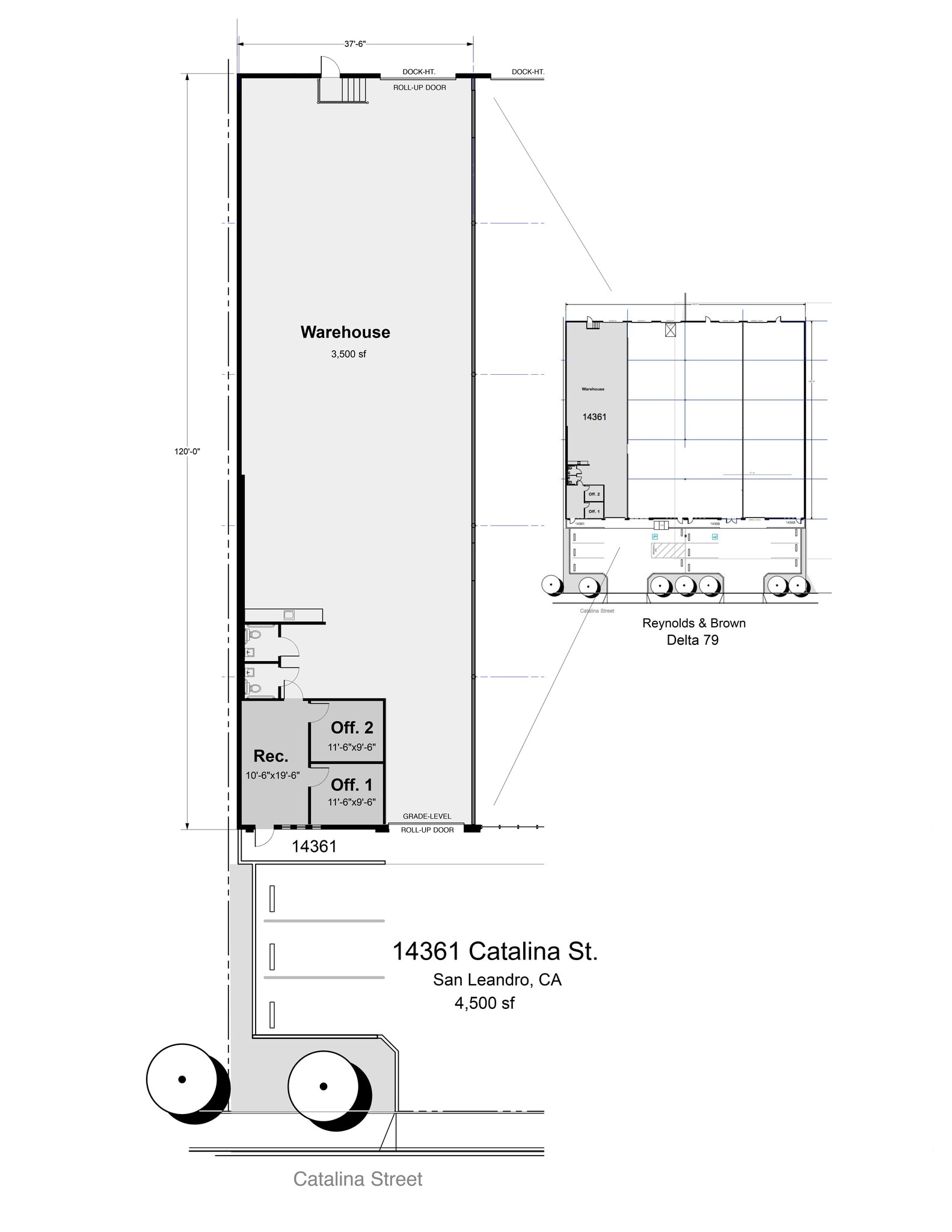 14355-14361 Catalina St, San Leandro, CA à louer Plan de site- Image 1 de 5