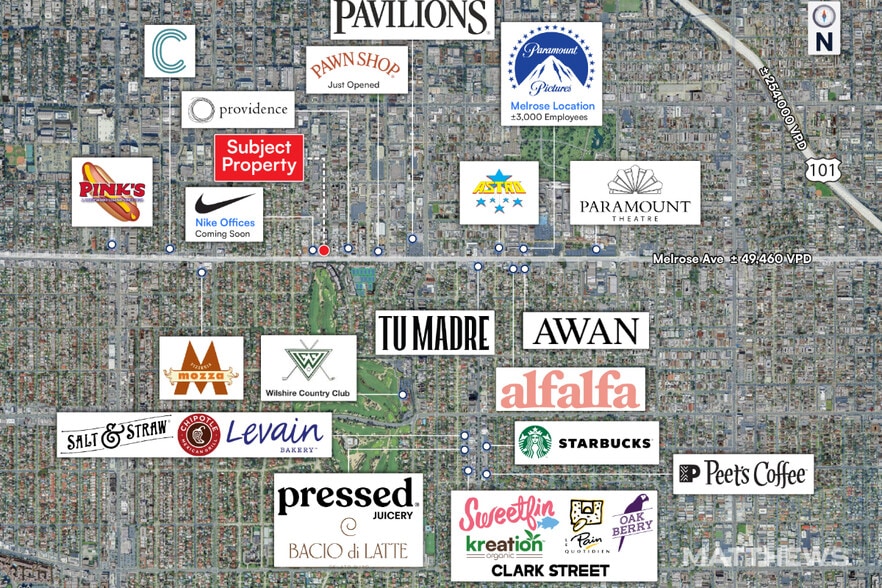 6051-6059 Melrose Ave, Los Angeles, CA à louer - Photo du bâtiment - Image 3 de 3