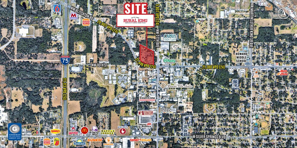 2999 NW 10th St, Ocala, FL for lease - Aerial - Image 2 of 3