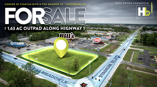 Plus de détails pour 4225 Stadium Blvd, Jonesboro, AR - Terrain à vendre