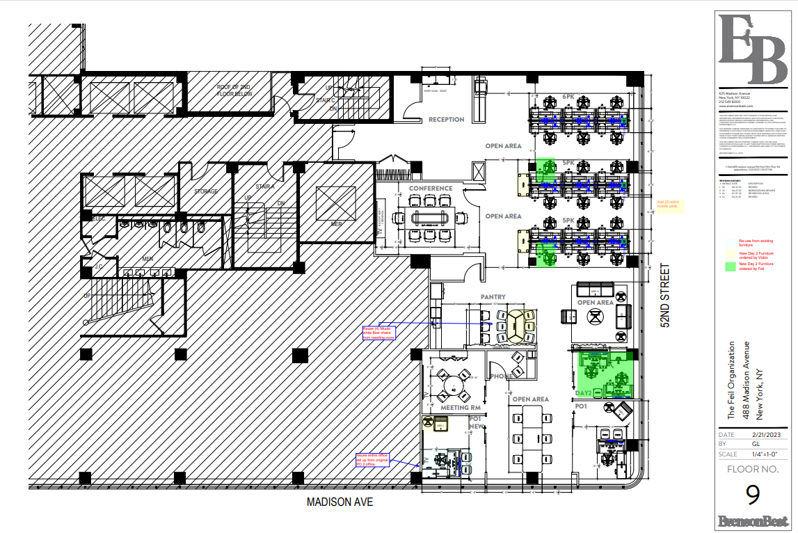 488 Madison Ave, New York, NY à louer Plan d  tage- Image 1 de 8