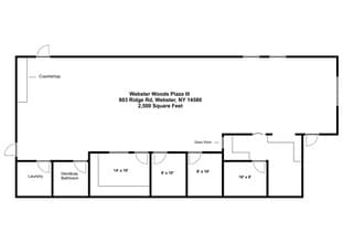 803-809 Ridge Rd, Webster, NY à louer Plan d’étage- Image 1 de 1