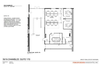 5616 Peachtree Rd, Atlanta, GA for lease Floor Plan- Image 1 of 2