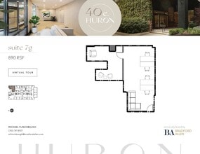40 E Huron St, Chicago, IL à louer Plan d’étage- Image 2 de 6