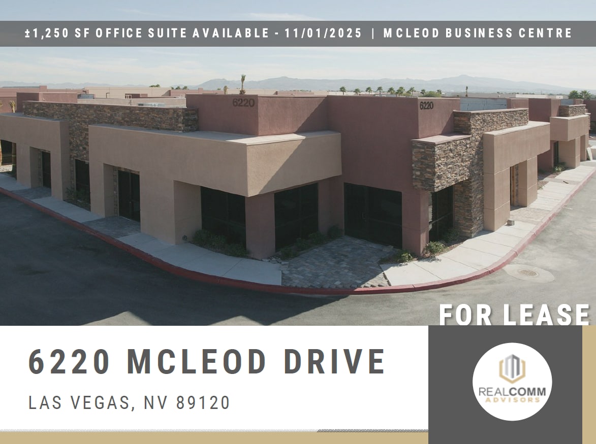 6220 McLeod Dr, Las Vegas, NV for lease Building Photo- Image 1 of 4