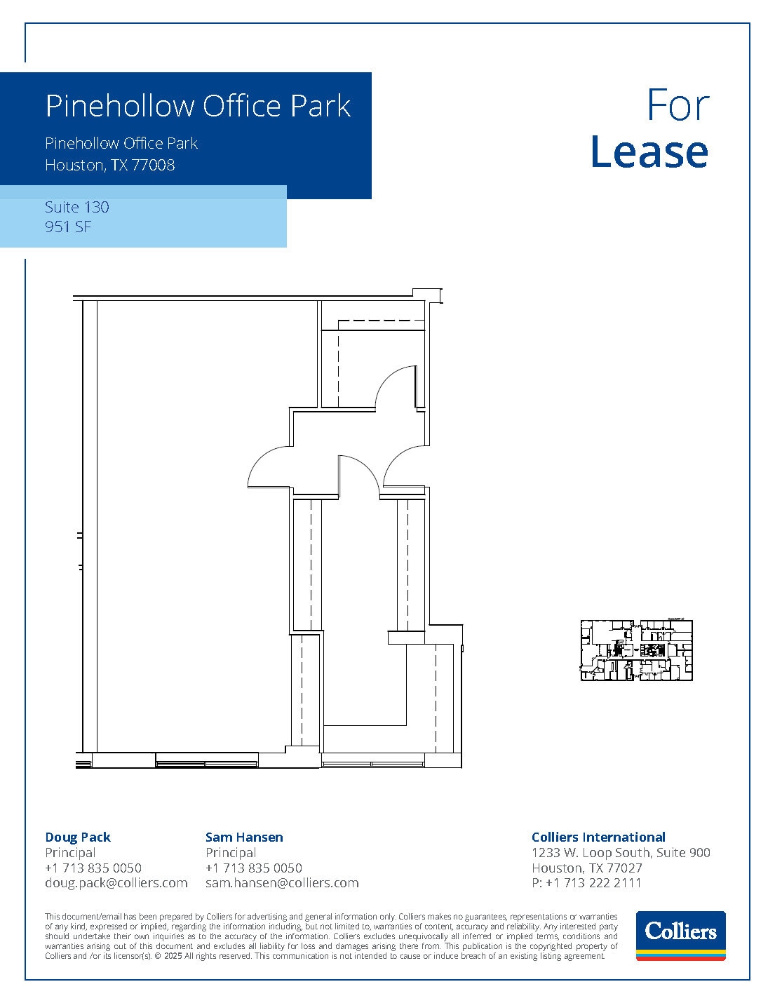 2525 N Loop Fwy W, Houston, TX for lease Floor Plan- Image 1 of 3