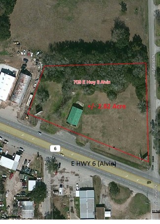 Plus de détails pour 709 E Hwy 6, Alvin, TX - Terrain à vendre