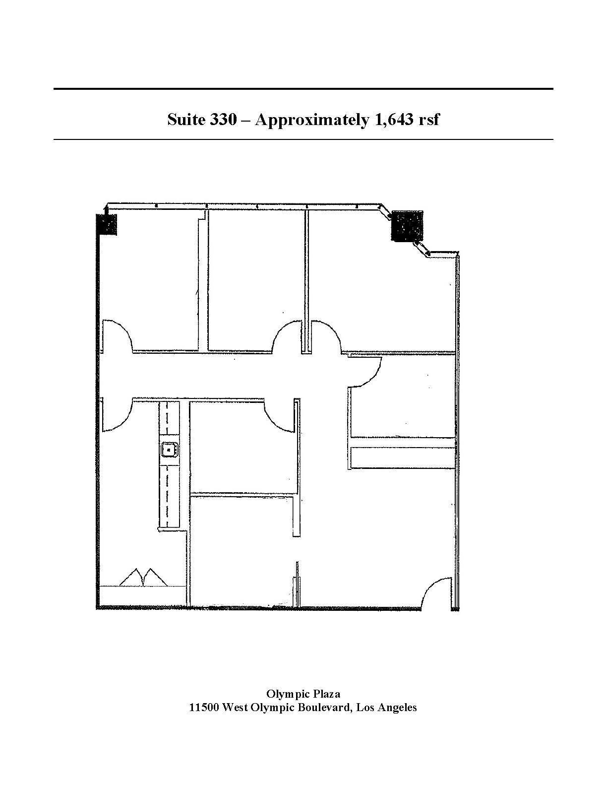 11500 W Olympic Blvd, Los Angeles, CA à louer Plan d’étage- Image 1 de 1
