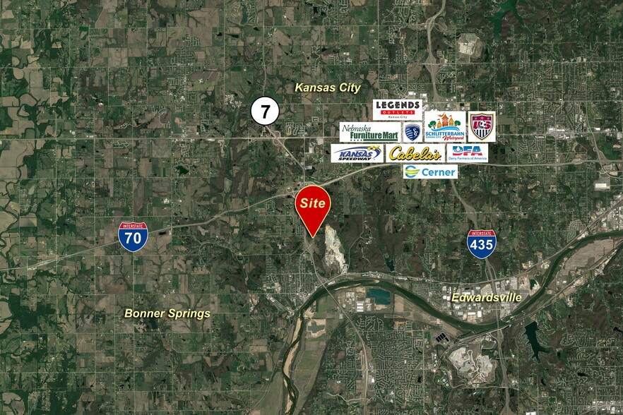 1401 S 130th St, Bonner Springs, KS for sale - Aerial - Image 2 of 3