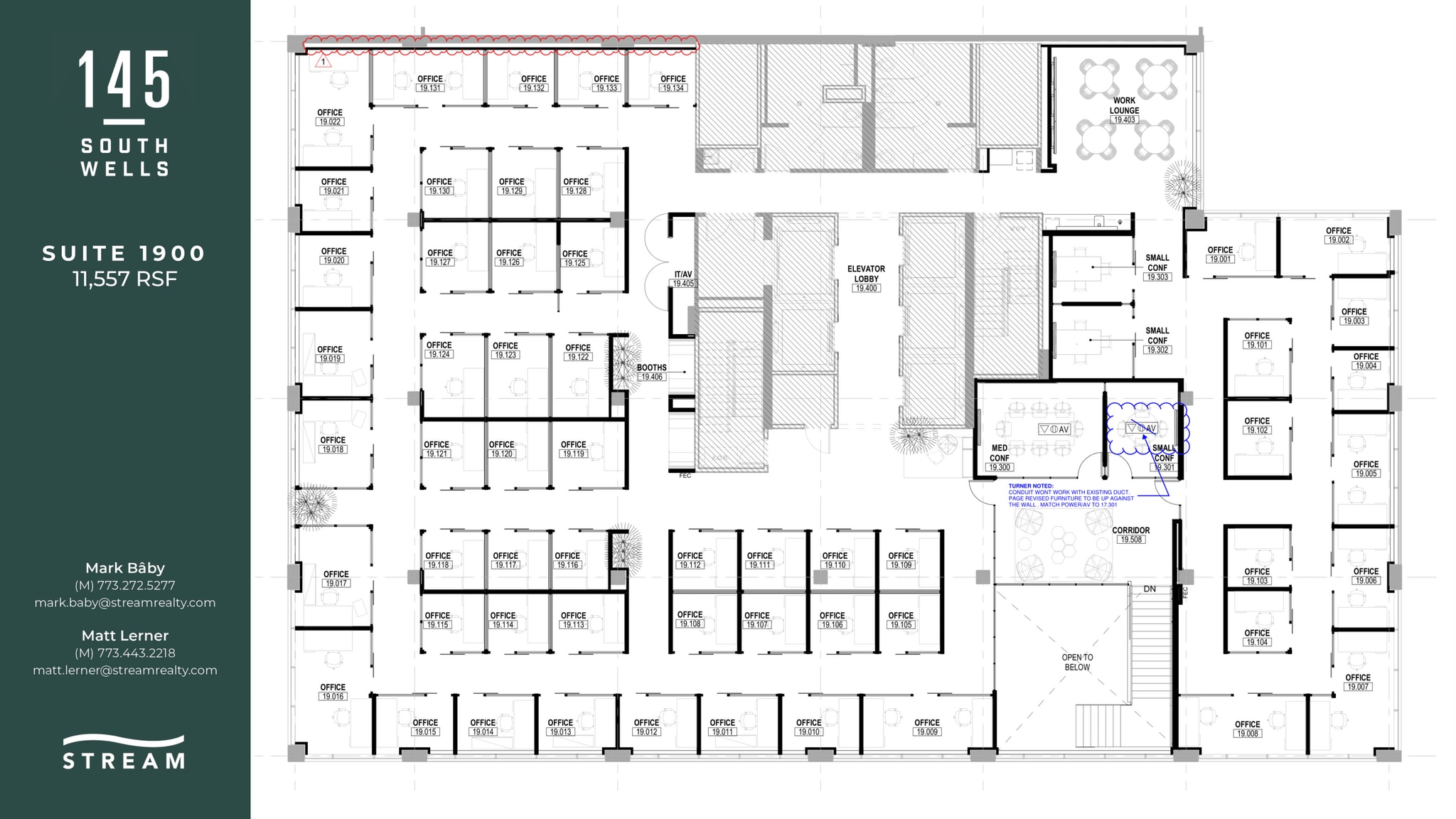 145 S Wells St, Chicago, IL à louer Plan d  tage- Image 1 de 1