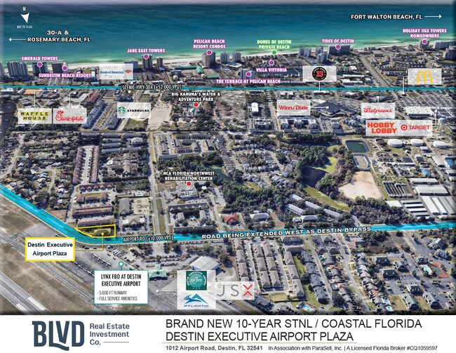 Plus de détails pour 1012 Airport Rd, Destin, FL - Bureau à vendre