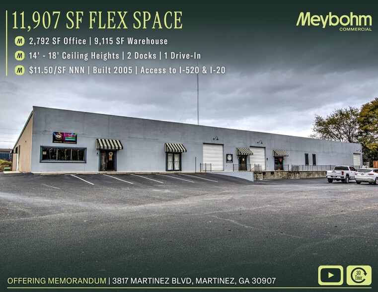 3817 Martinez Blvd, Augusta, GA for lease - Building Photo - Image 1 of 22