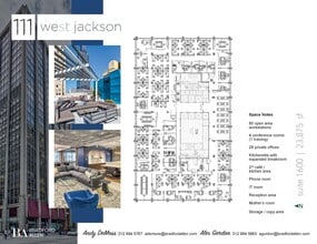 111 W Jackson Blvd, Chicago, IL for lease Floor Plan- Image 1 of 3