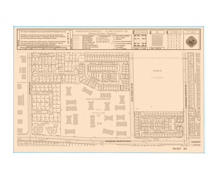 2914 Tremont Ave, Henderson, NV à vendre - Plan cadastral - Image 1 de 1