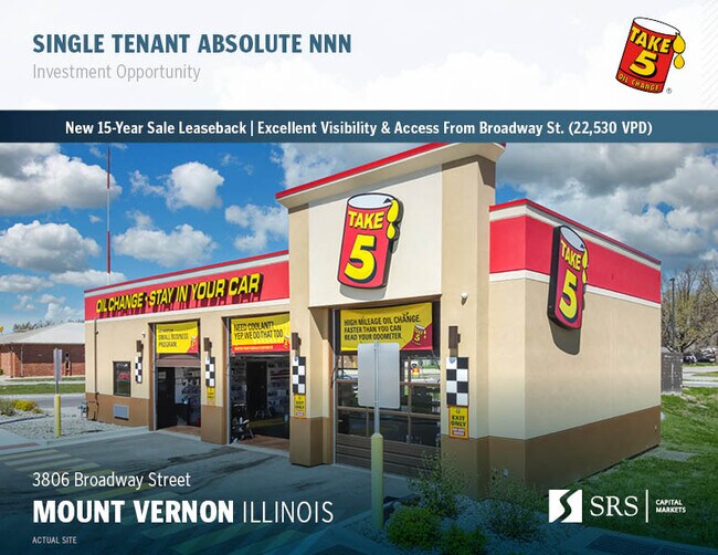 More details for 3806 Broadway St, Mount Vernon, IL - Retail for Sale