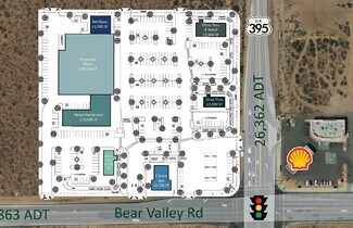 Plus de détails pour NWC Hwy 395 & Bear Valley Rd, Victorville, CA - Commerce de détail à louer