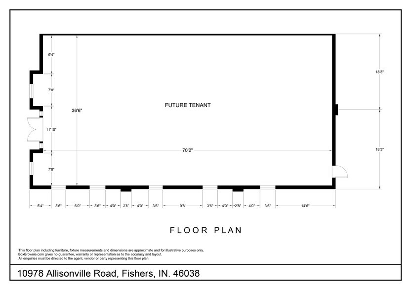 10978 Allisonville Rd, Fishers, IN à louer - Photo du bâtiment - Image 2 de 2