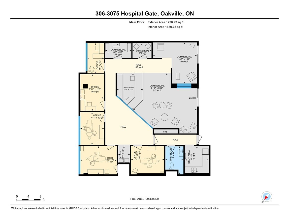 3075 Hospital Gate, Oakville, ON L6M 1M1 - Unité 306 -  - Plan d’étage - Image 1 of 2