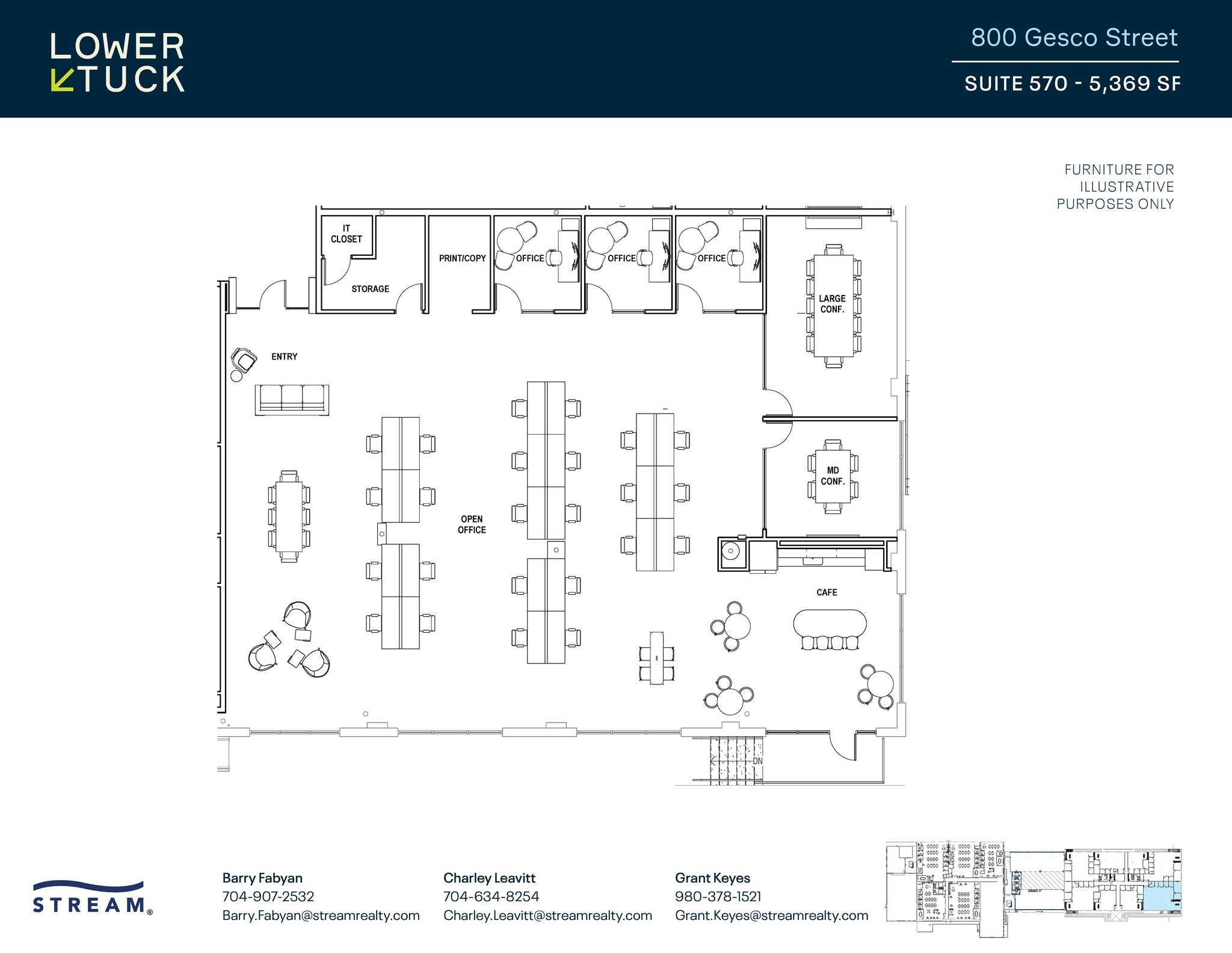 800 Gesco St, Charlotte, NC for lease Floor Plan- Image 1 of 1