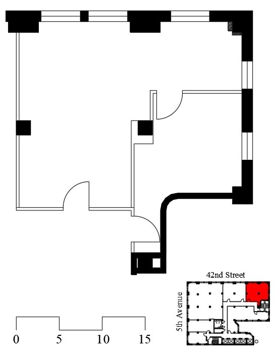 501 Fifth Ave, New York, NY à louer Plan d’étage- Image 1 de 1
