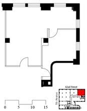 501 Fifth Ave, New York, NY à louer Plan d’étage- Image 1 de 1