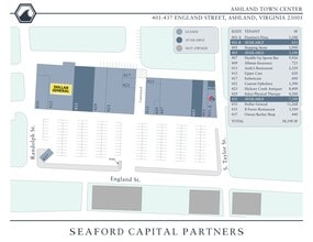 401-435 England St, Ashland, VA for lease Site Plan- Image 1 of 1