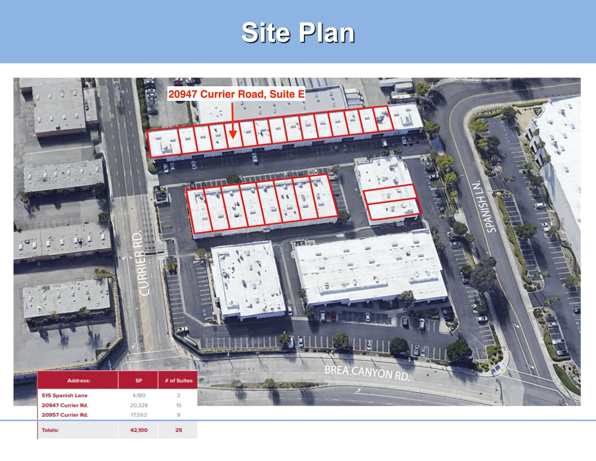 20947 Currier Rd, Walnut, CA for lease Site Plan- Image 1 of 10