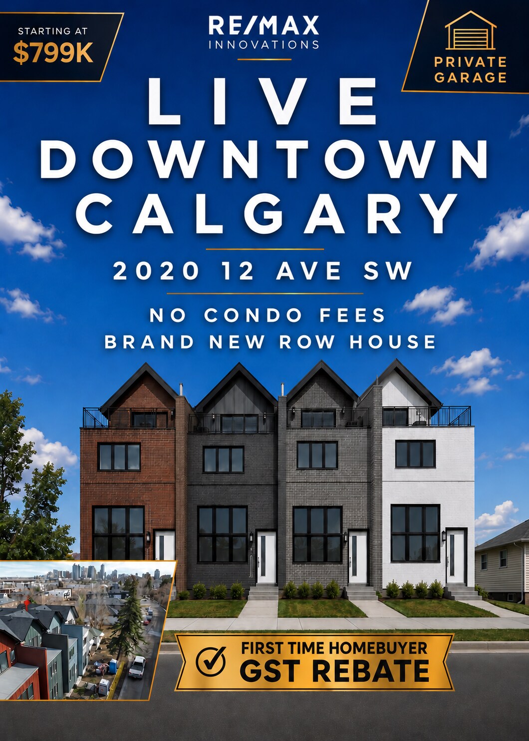 2018-2024 12th SW ave, Calgary, AB à vendre Photo du bâtiment- Image 1 de 2