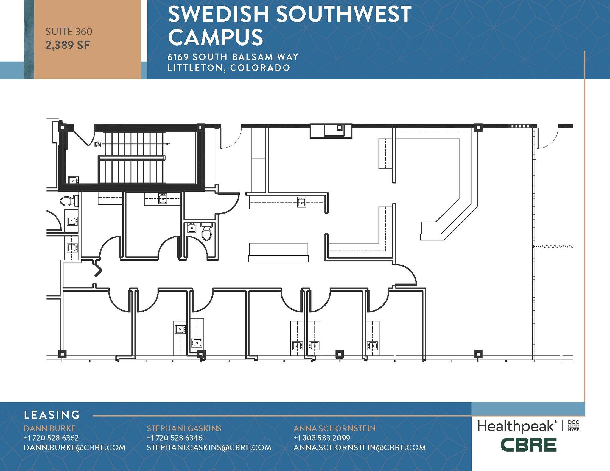 6179 S Balsam Way, Littleton, CO à louer Plan d’étage- Image 1 de 1
