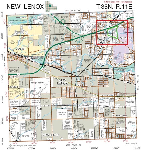 W. Reagan Road, Mokena, IL for sale - Plat Map - Image 1 of 1