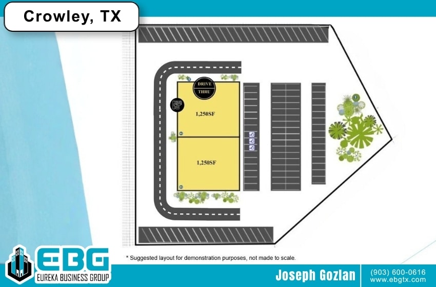 1201 Fm 1187, Crowley, TX à louer - Plan d’étage - Image 3 de 7