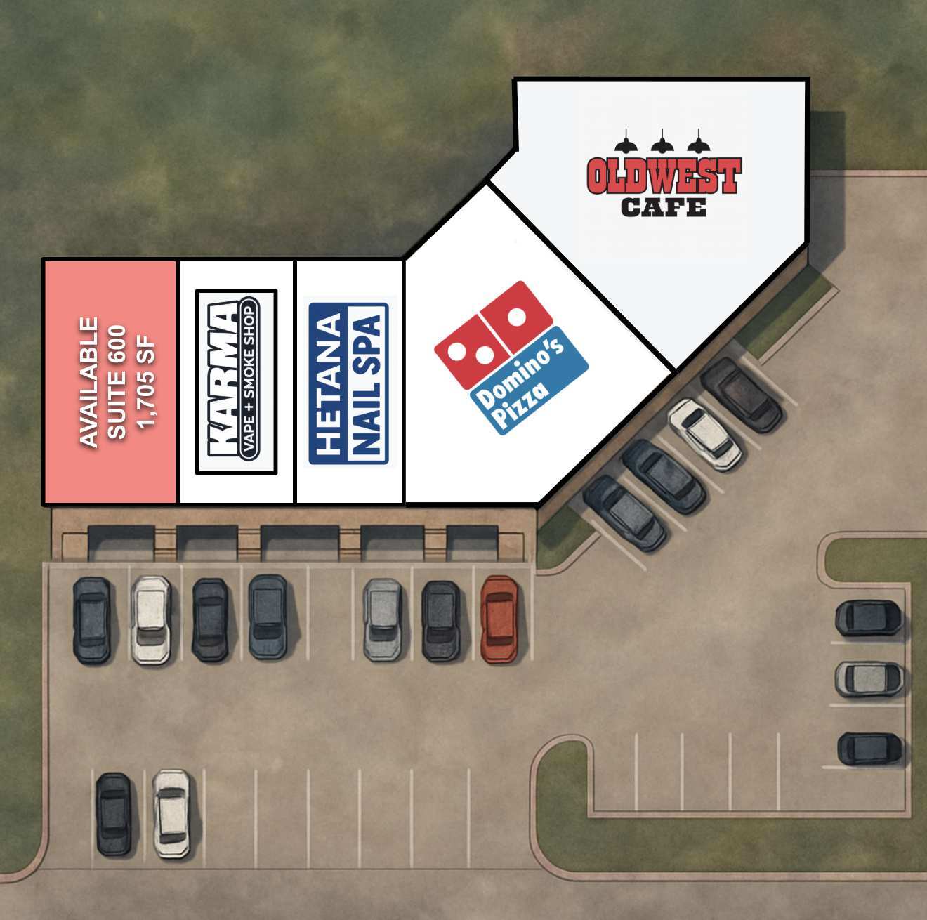 600 W Northwest Hwy, Grapevine, TX à louer Plan de site- Image 1 de 1