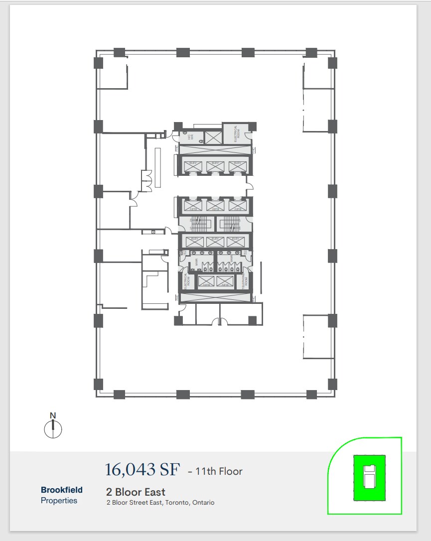 2 Bloor St E, Toronto, ON à louer Plan d’étage- Image 1 de 1