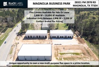 Plus de détails pour Magnolia Business Park – Flex à vendre, Magnolia, TX