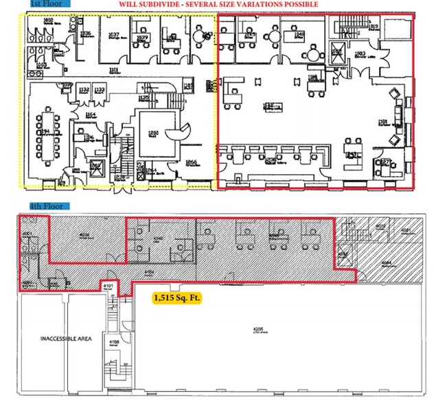 925 Main St, Lynchburg, VA for lease - Floor Plan - Image 2 of 6