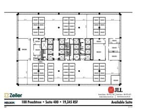 100 Peachtree St NW, Atlanta, GA for lease Floor Plan- Image 1 of 1